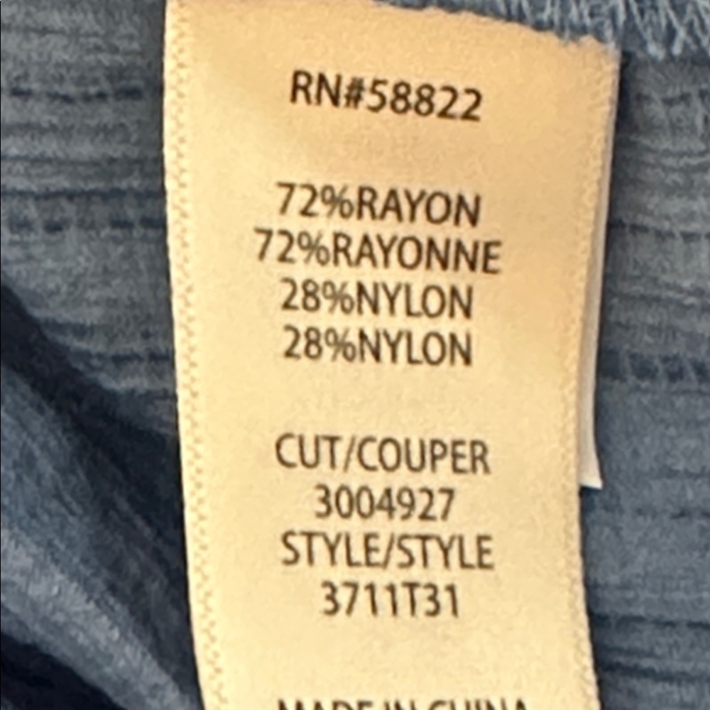 Max Studio Women’s Casual Blue Top Shirt Blouse MSRP $118 Small S NWT - Picture 6 of 6